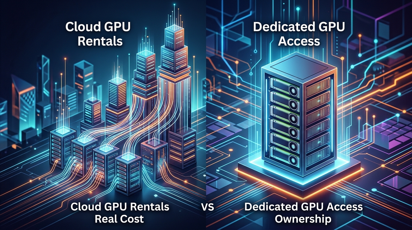 You're Paying Someone Else's Mortgage: The Real Cost of Cloud GPU Rentals